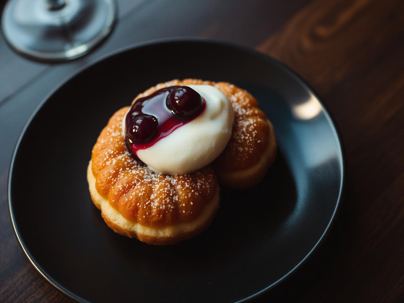 Papanași dessert